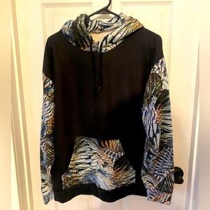 Turkey feather hoodie